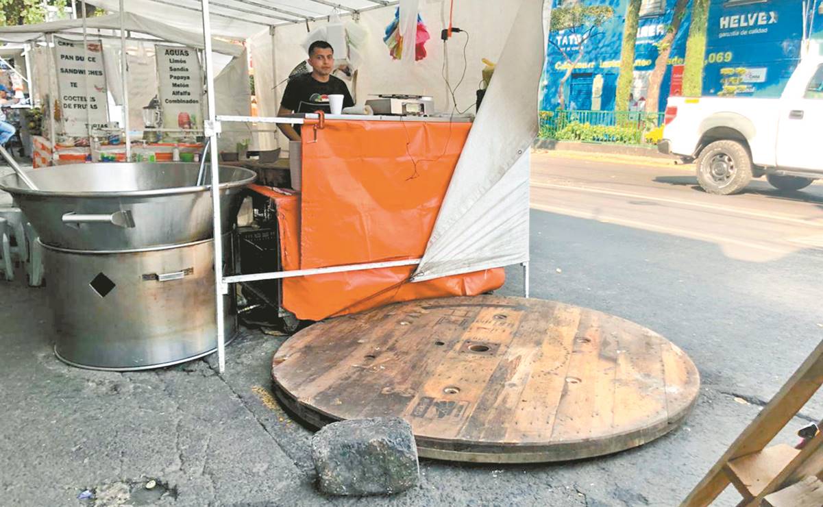 Rejillas sin tapa, un dolor en la Doctores