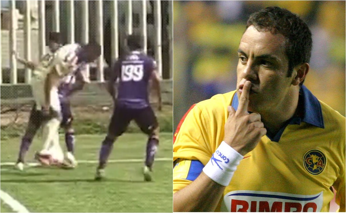 VIDEO: 'Mozumbito' Martínez rinde homenaje a Cuauhtémoc Blanco y hace 'Cuauhtemiña' con la Sub-23