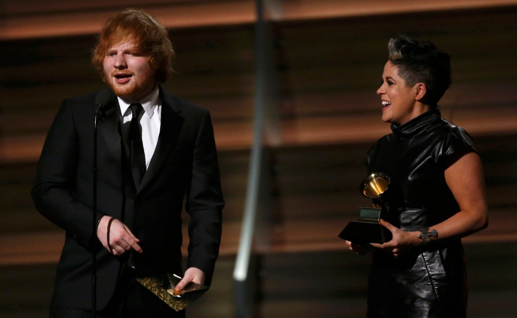 Grammy: Ed Sheeran gana "Canción del año"
