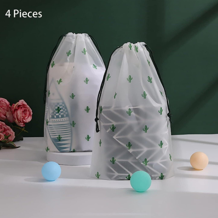 Bolsas de lavandería con estampado de cactus para ropa sucia