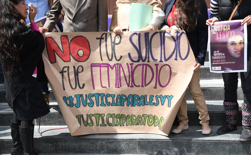 Acusación contra ex novio de Lesvy será por feminicidio, no por suicidio