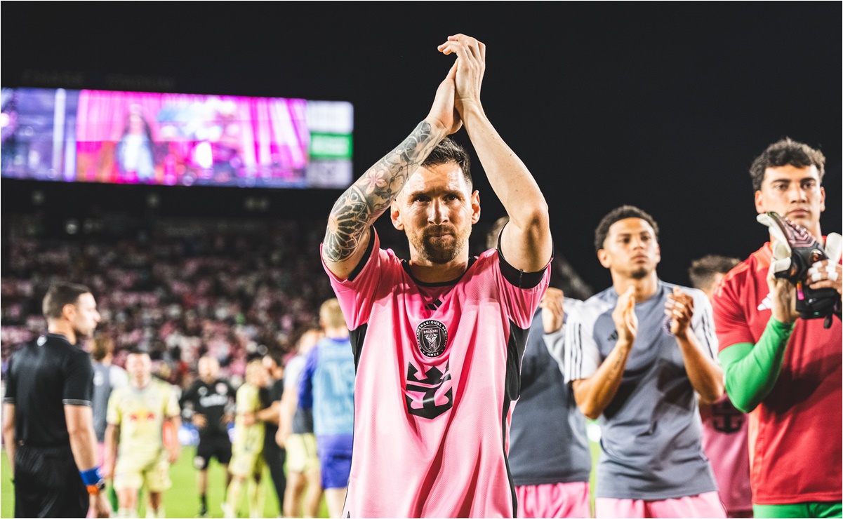 Inter Miami de la mano de Lionel Messi golea al New York Red Bull