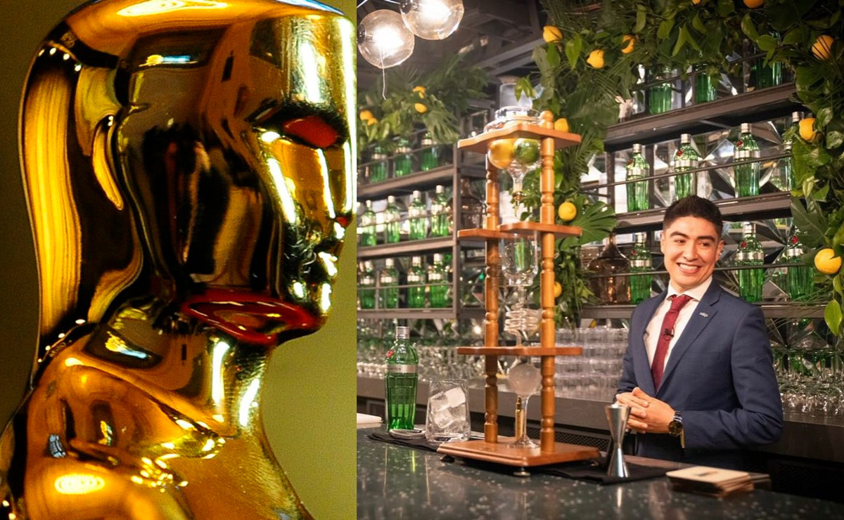 Estos son los dos cócteles que el mexicano Israel Barón sirvió en los Oscar