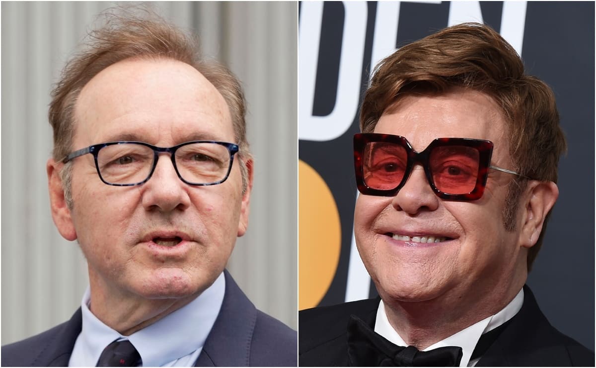 Elton John 'respalda' a Kevin Spacey en juicio por agresión sexual