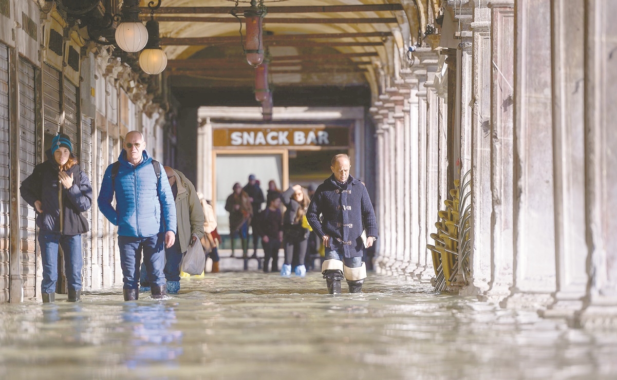 Decretan el estado de emergencia en Venecia