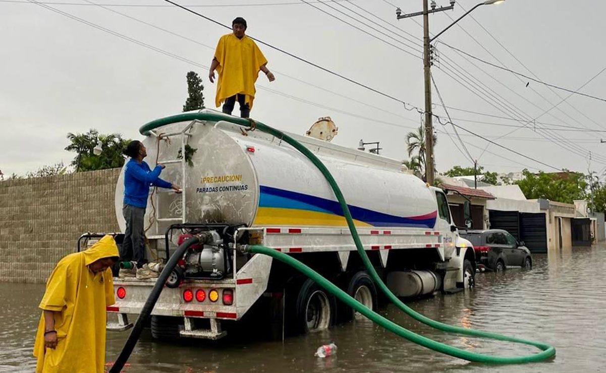 Reportan varios municipios de Yucatán y Campeche afectados por la temporada de lluvias