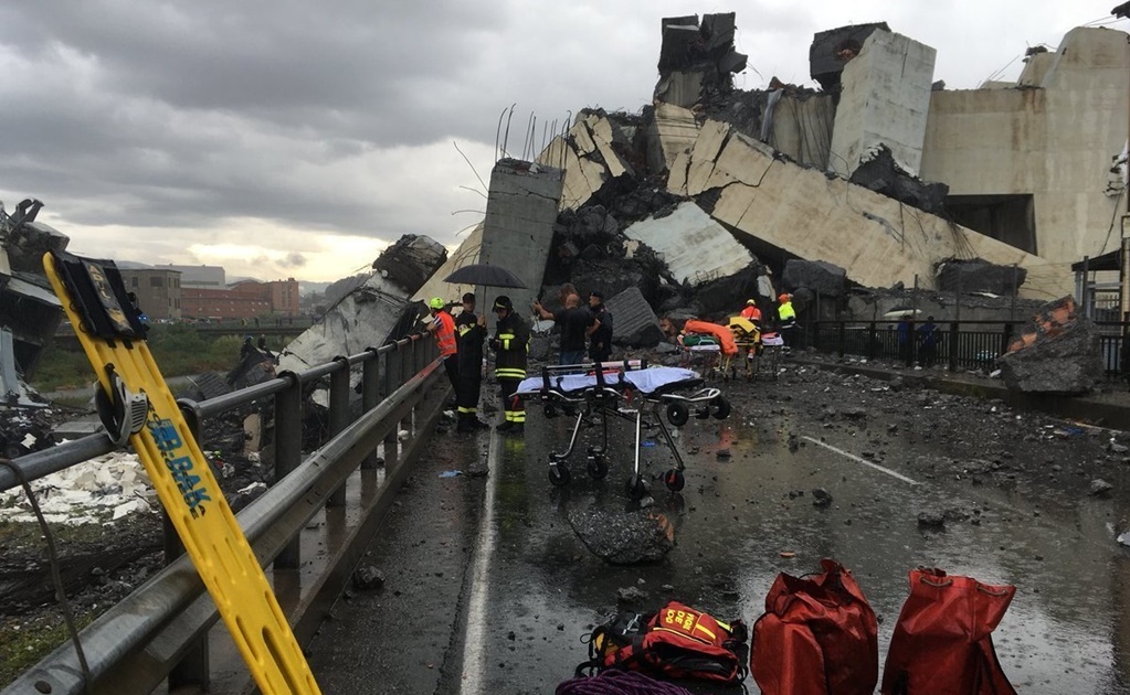 Tras colapso de puente en Génova, presidente de Italia exige carreteras seguras