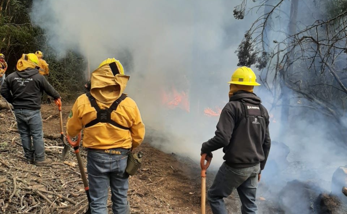 Avanza 95% el combate a incendios en el Edomex