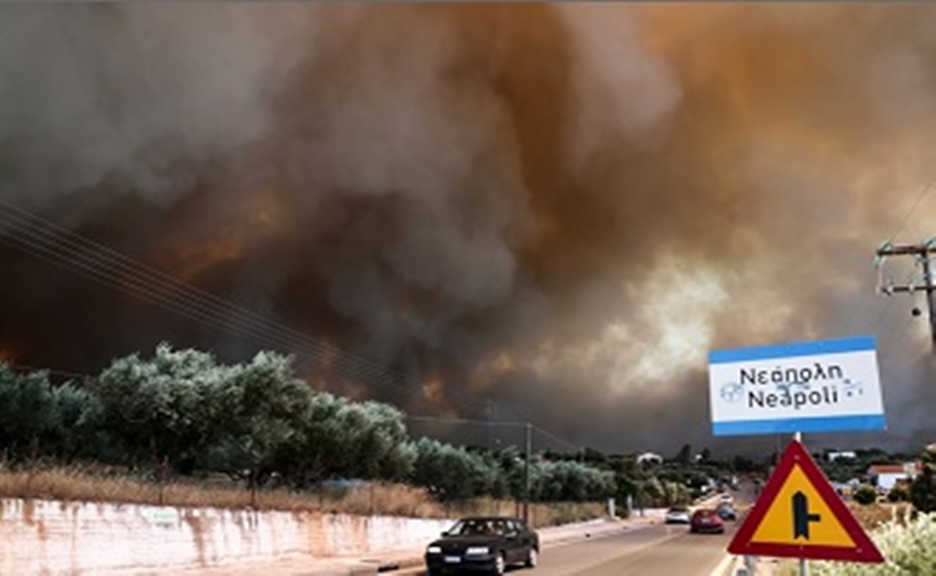 Incendios en Grecia causan pánico