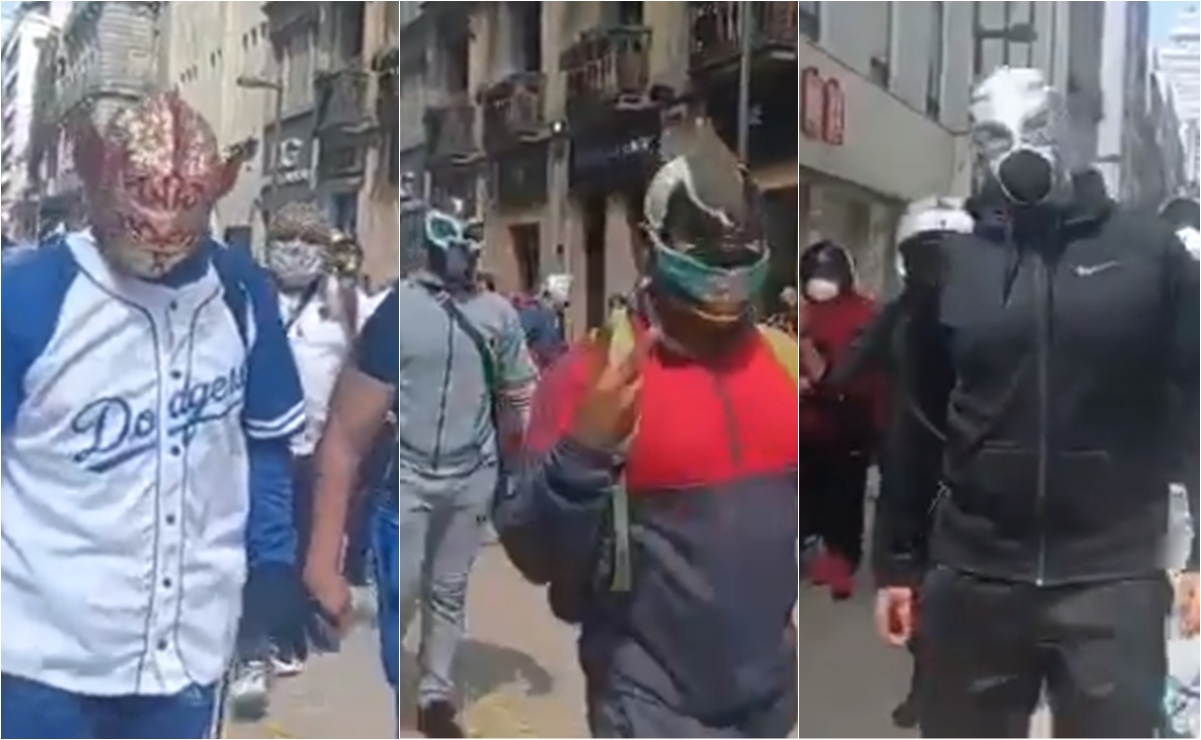 Luchadores marchan rumbo al Zócalo y exigen apoyo de las autoridades