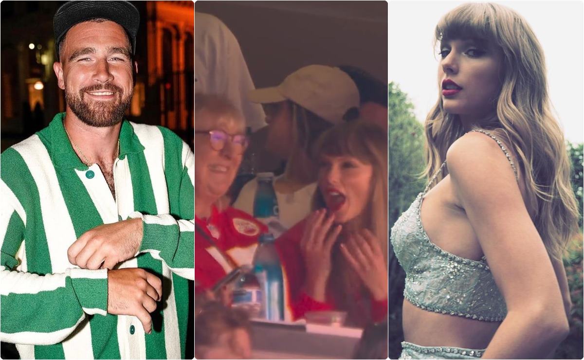 Taylor Swift y Travis Kelce "encienden" rumores sobre romance y las redes estallan en memes