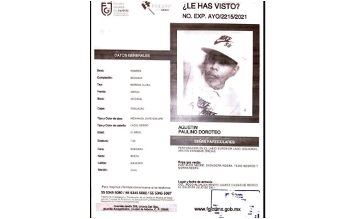 Identifican cuerpo de Agustín Paulino, joven de la comunidad otomí que desapareció en Benito Juárez