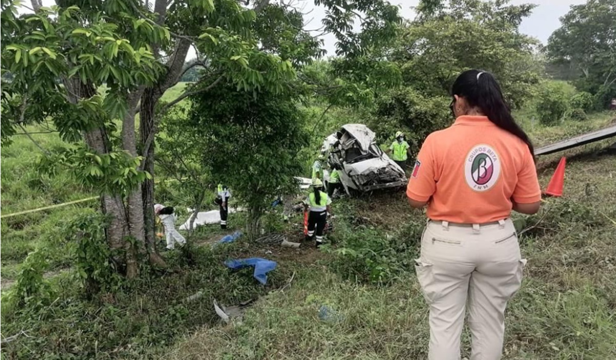 Lamenta INM muerte de 5 migrantes durante accidente carretero en Tabasco