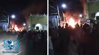 Atacan con bombas molotov a policías en Yucatán por muerte de joven