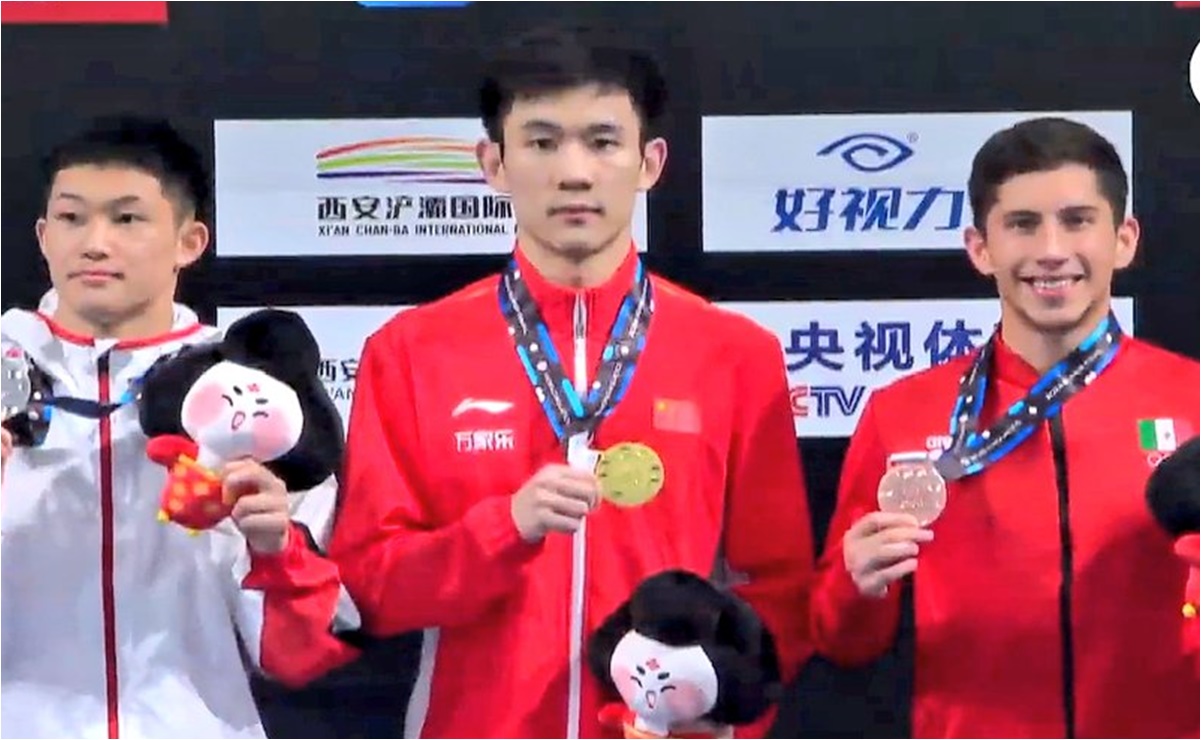 El mexicano Randal Willars gana la medalla de bronce en la Súper Final de Clavados en China 