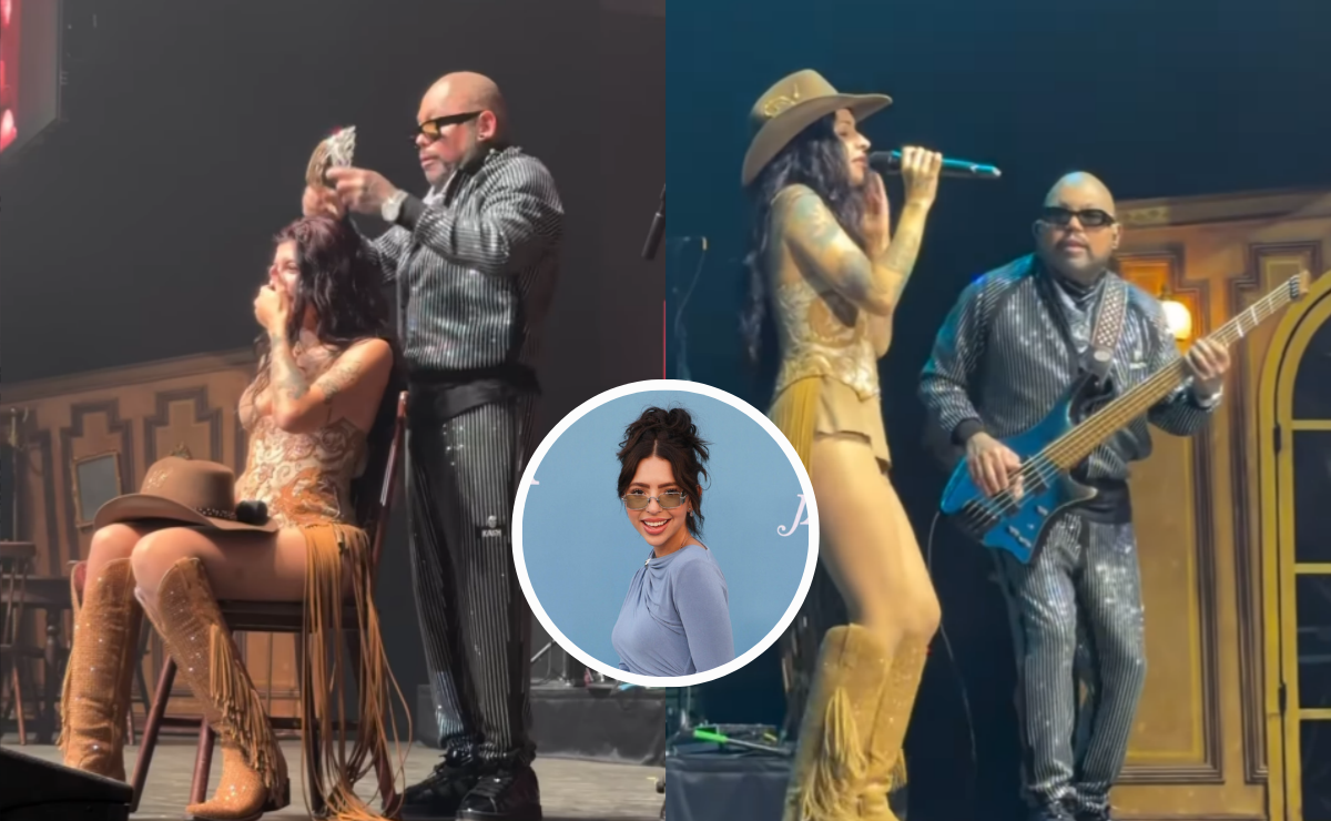 A.B. Quintanilla “corona” a Cazzu en concierto y recuerdan cuando ignoró a  Ángela Aguilar
