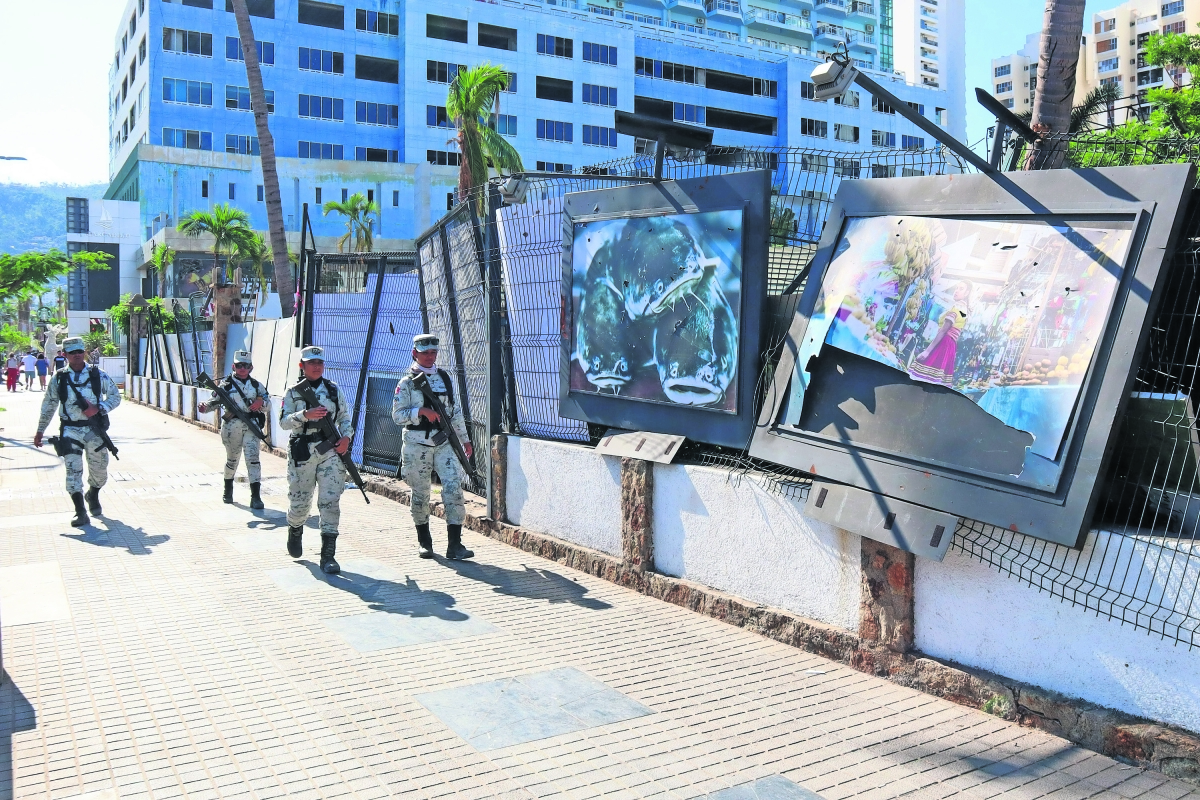 Critican “suplantación” de tareas artísticas por parte de GN en Acapulco