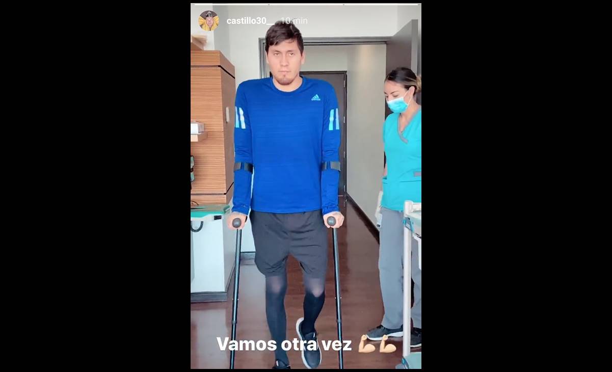 Nico Castillo muestra mejoría desde el hospital 