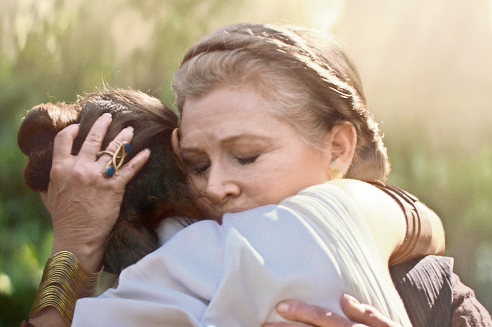 Carrie Fisher revive en "Star Wars"  