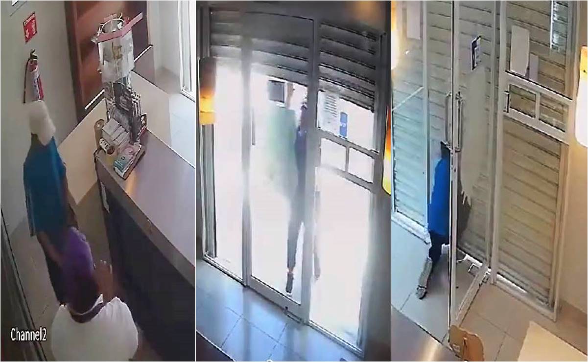 VIDEO: ¡Heroína! Empleada deja encerrado a ladrón en panadería de Campeche