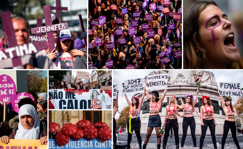 ¡Ni una menos!, exigen mujeres en todo el mundo contra la violencia machista