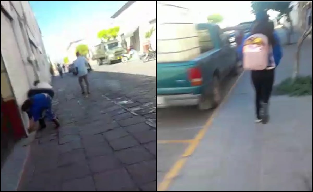 Video. Balaceras causan cierre de negocios y resguardo de la población en Jerez, Zacatecas