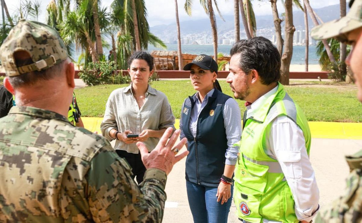 Gobierno trabaja a marchas forzadas para atender a damnificados por "Otis", dice Luisa María Alcalde desde Acapulco