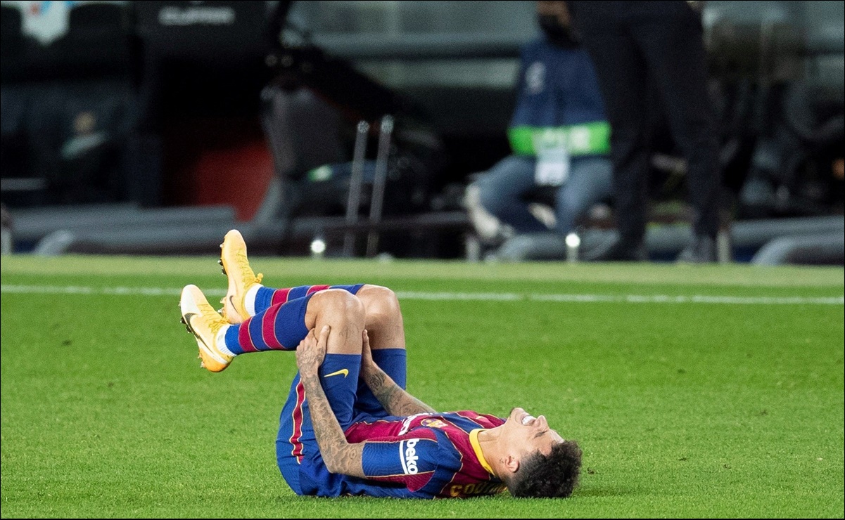 Baja en el Barcelona; Coutinho está lesionado y será operado