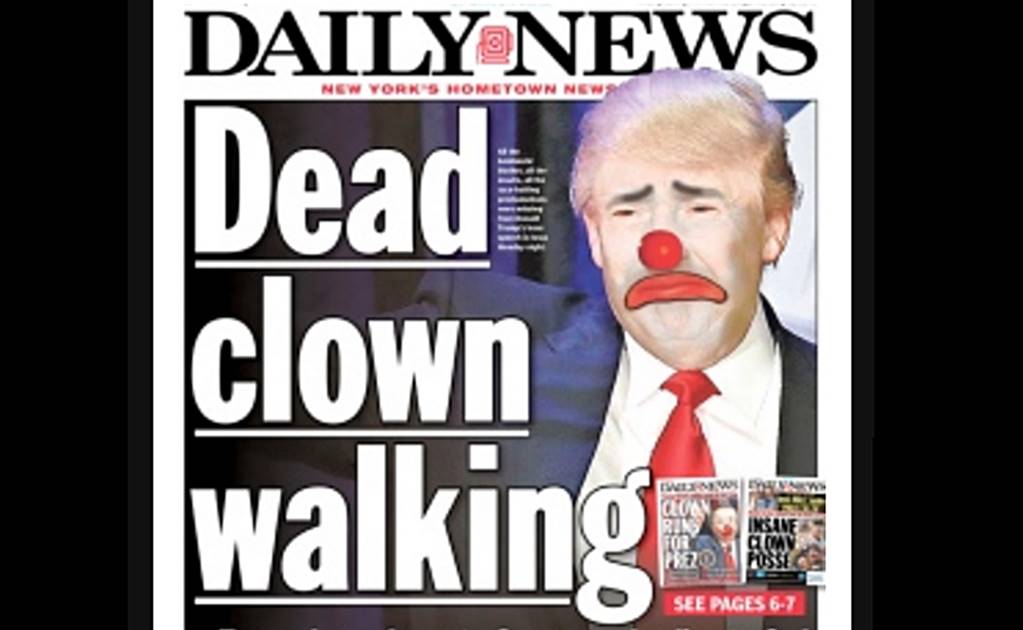 Daily News se mofa de derrota del “payaso” Trump