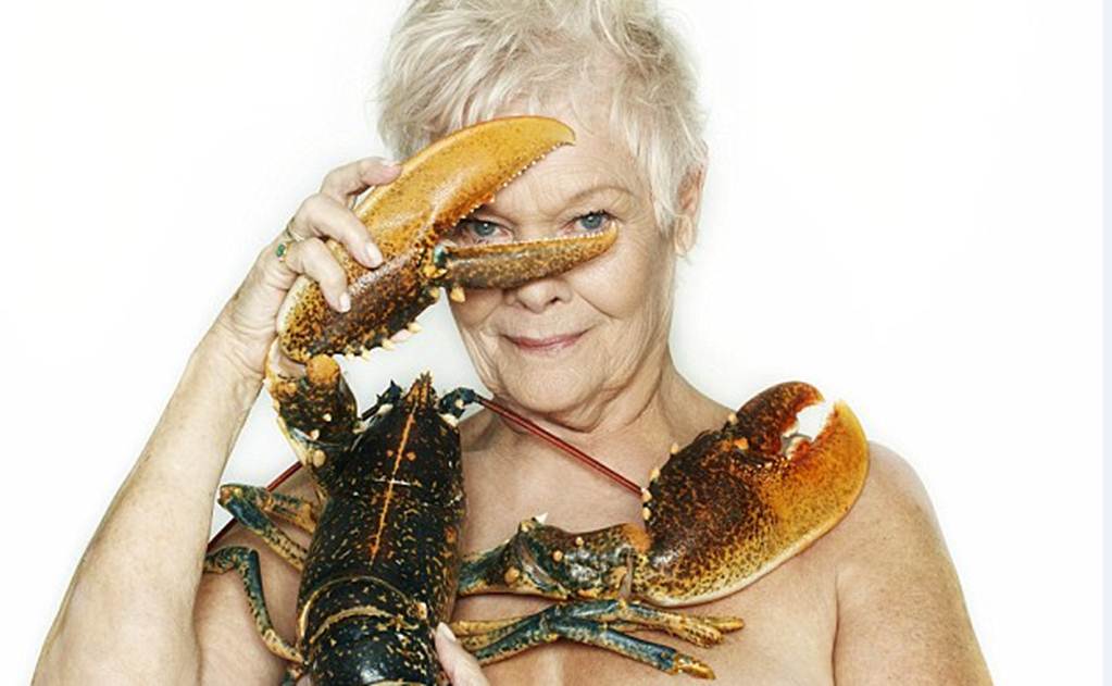 Dench posa desnuda para defender vida marina