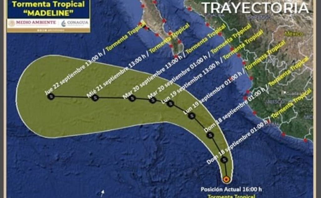 Puerto de Manzanillo cierra a la navegación por tormenta tropical Madeline