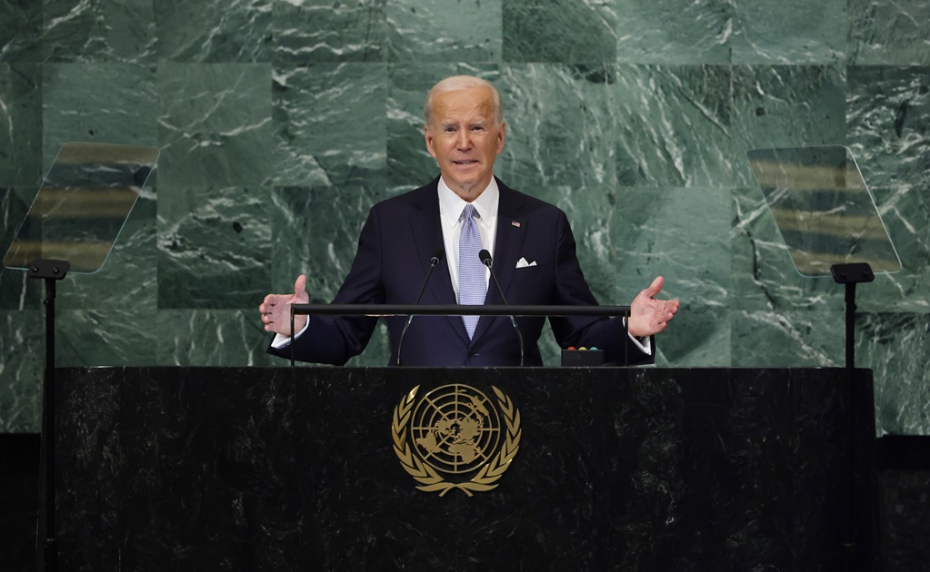 Biden dice ante la ONU que EU no busca una "Guerra Fría" con China