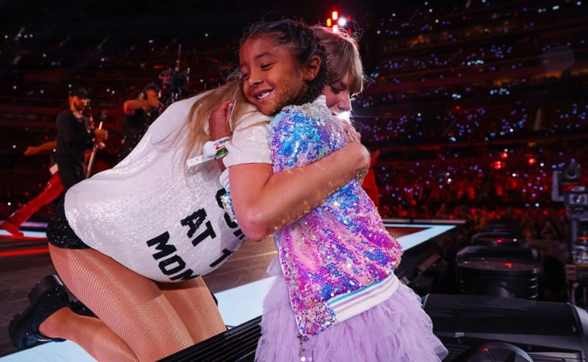 El tierno gesto de Taylor Swift con la hija de Kobe Bryant durante concierto en Los Ángeles