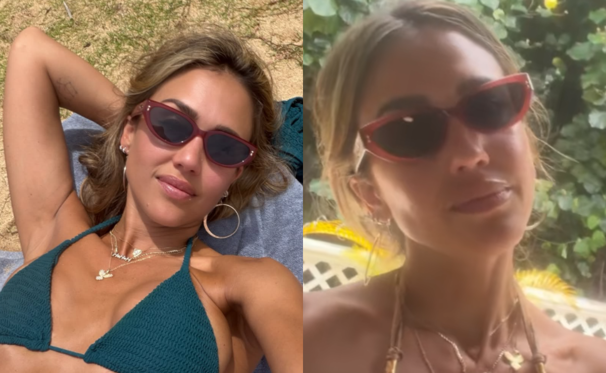 Jessica Alba, de 45 años, presume figura en microbikini durante sus vacaciones en Europa. Foto: Instagram