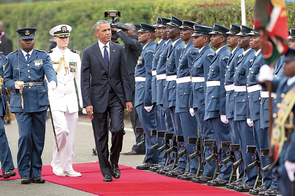 Obama destaca en Kenia los avances de África