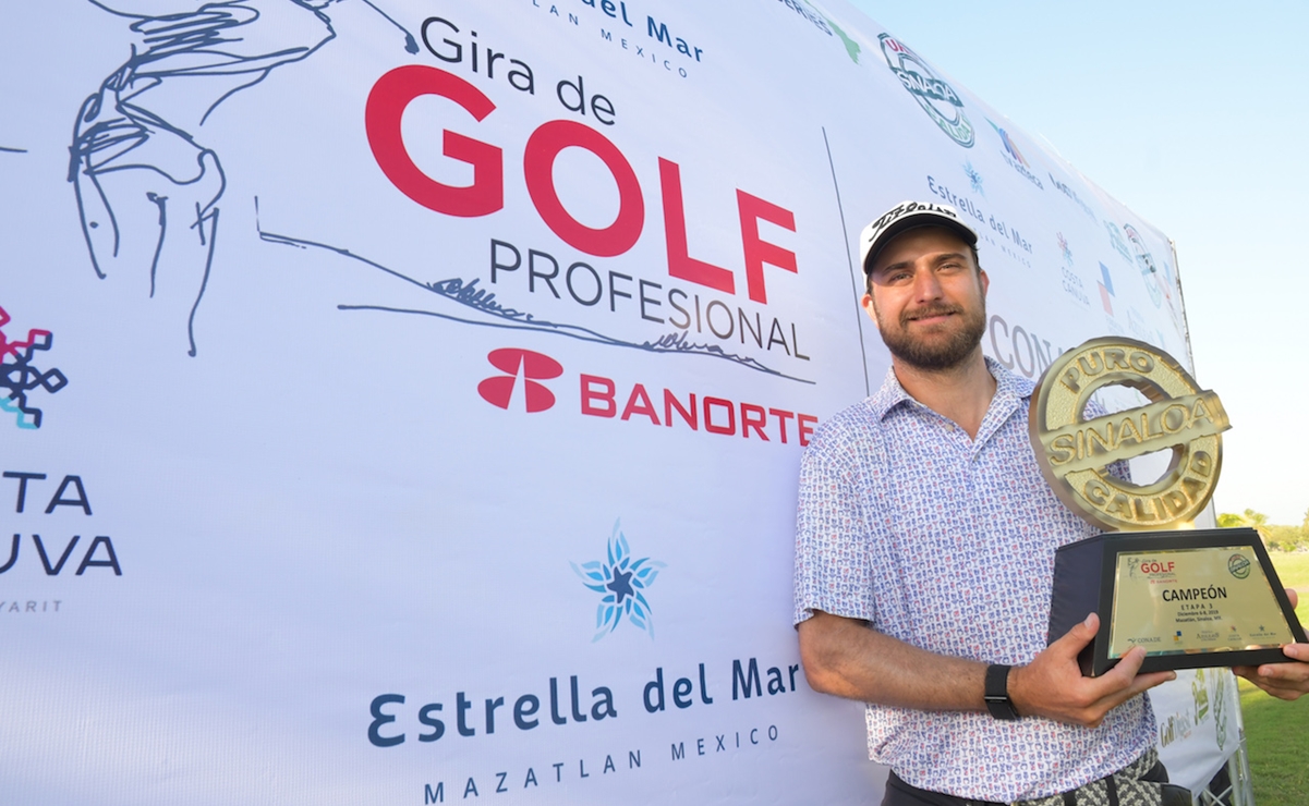 Juan Carlos Benítez, campeón de la tercera fecha de la Gira de Golf Profesional