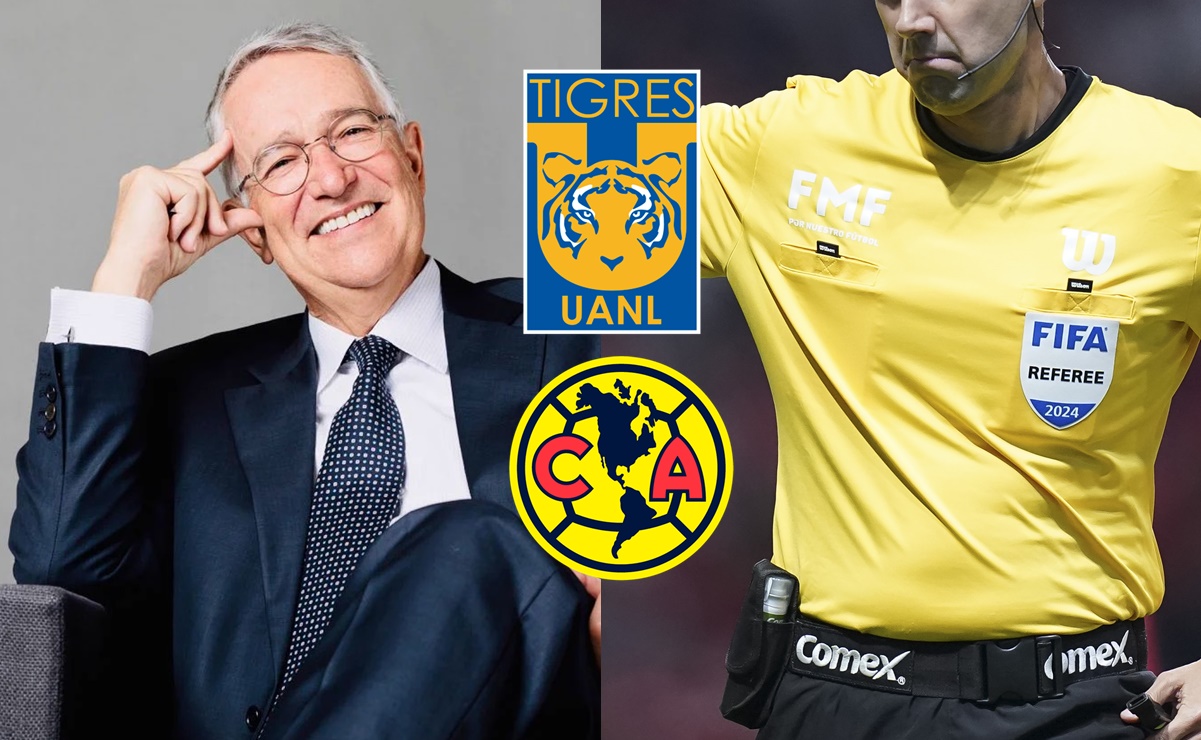 Ricardo Salinas Pliego calienta la rivalidad Tigres vs América: “Se van a cuajar los árbitros”