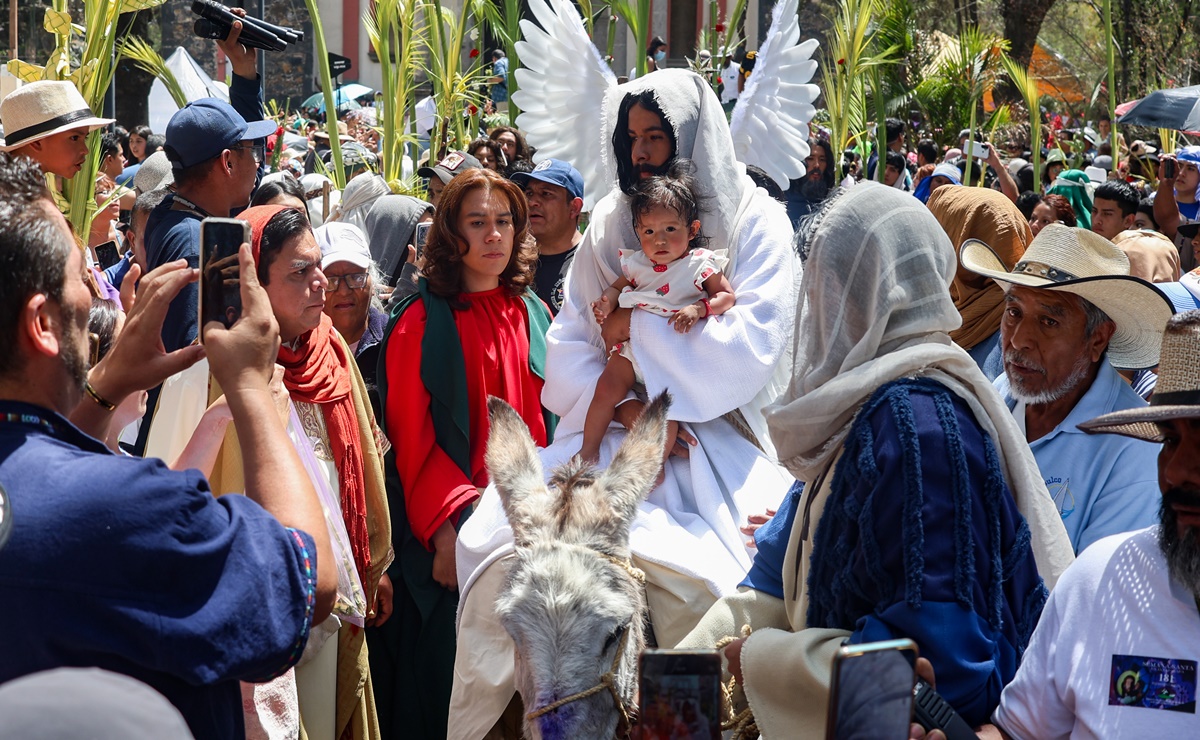 Así se viven las actividades de este Jueves Santo en Iztapalapa