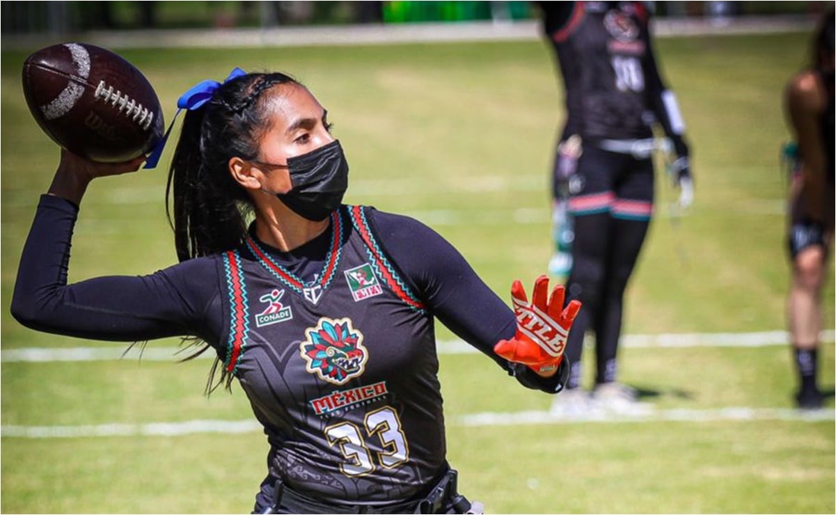 La misión de Diana Flores, la quarterback de la selección mexicana de flag football