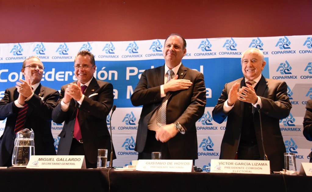 ​Reeligen a Gustavo De Hoyos como presidente de Coparmex