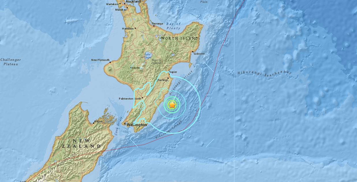 Sismo de 6.3 grados sacude Nueva Zelanda