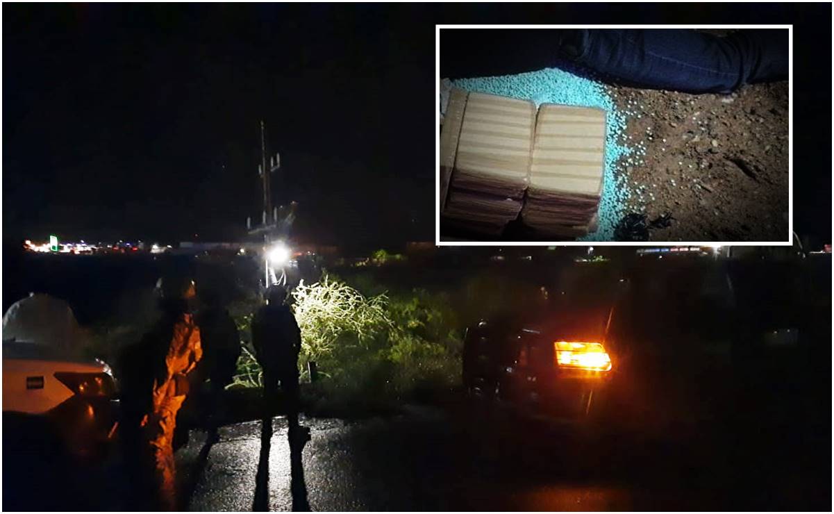Ponen paquetes de fentalino junto a cuerpo de hombre asesinado en Culiacán