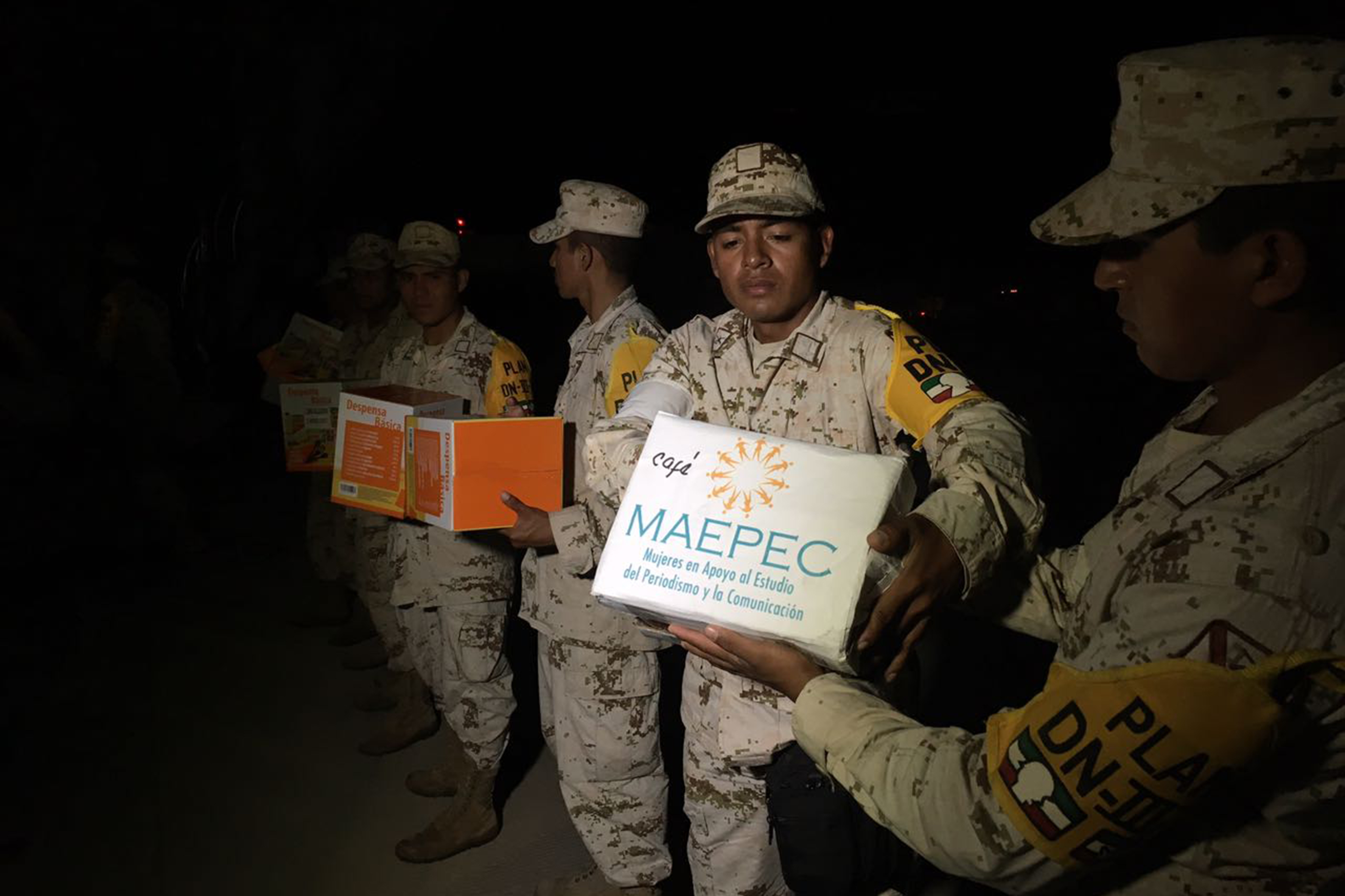 Llega ayuda de MAEPEC a afectados por sismo en Oaxaca