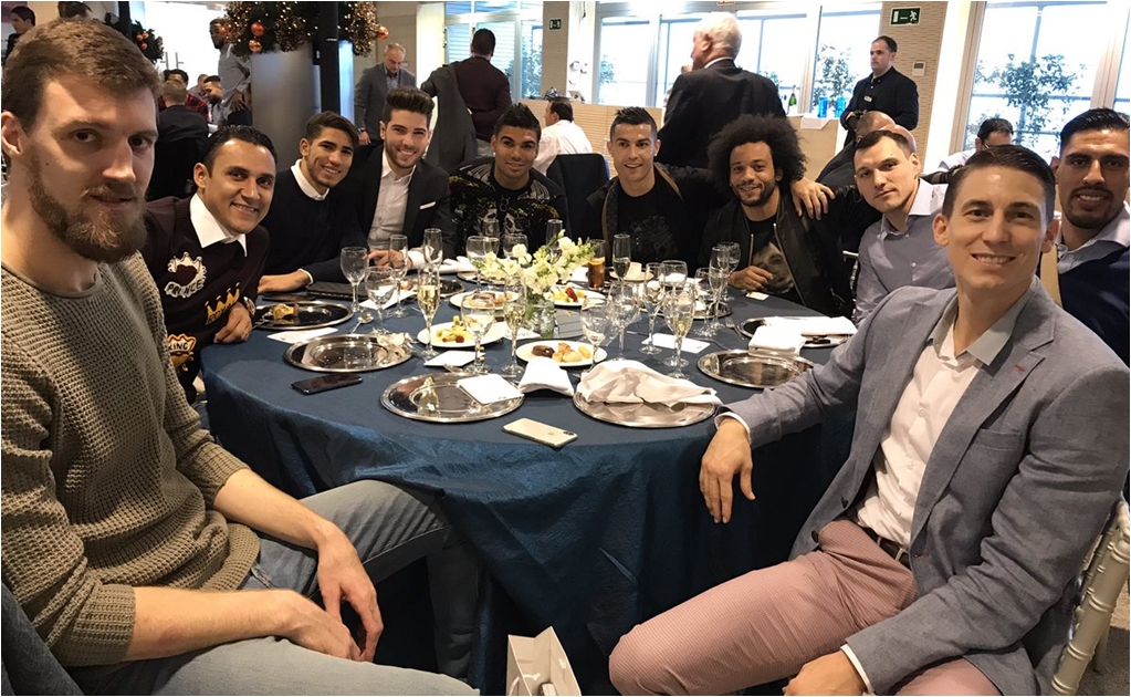 ​Gutavo Ayón y Cristiano Ronaldo cenan juntos