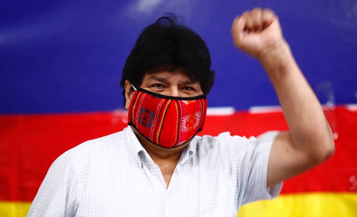 Evo Morales pide a todos respetar resultado de elecciones en Bolivia