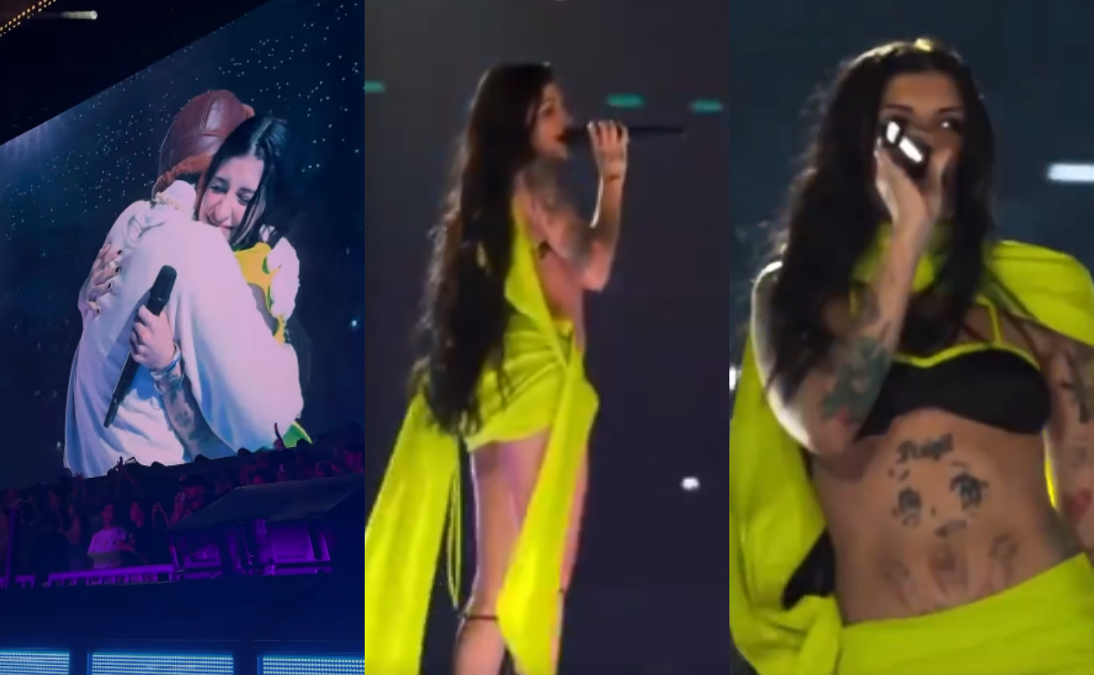 Cazzu sorprende en concierto de Bad Bunny con diminuto look verde y revive su historia de amor en River Plate. Foto: Instagram