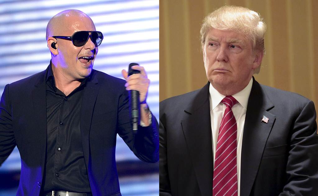 Pitbull rompe con Donald Trump