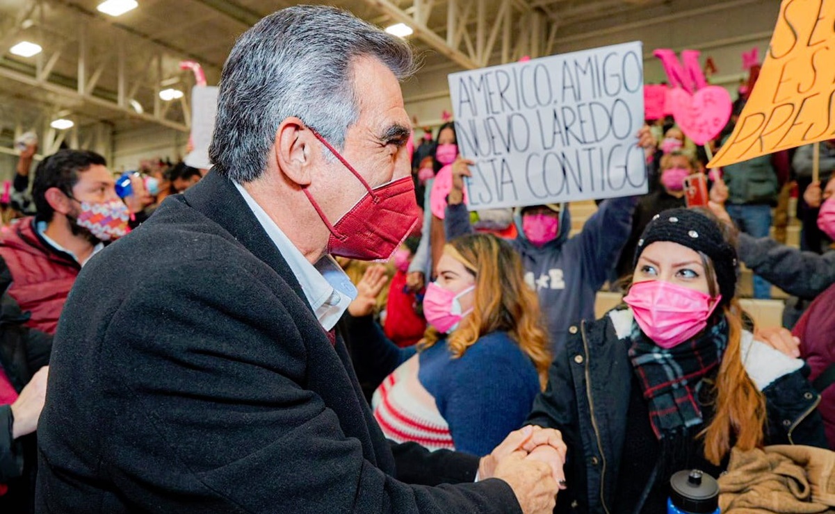 “Estamos en pie de lucha”, afirma Américo Villarreal en Nuevo Laredo