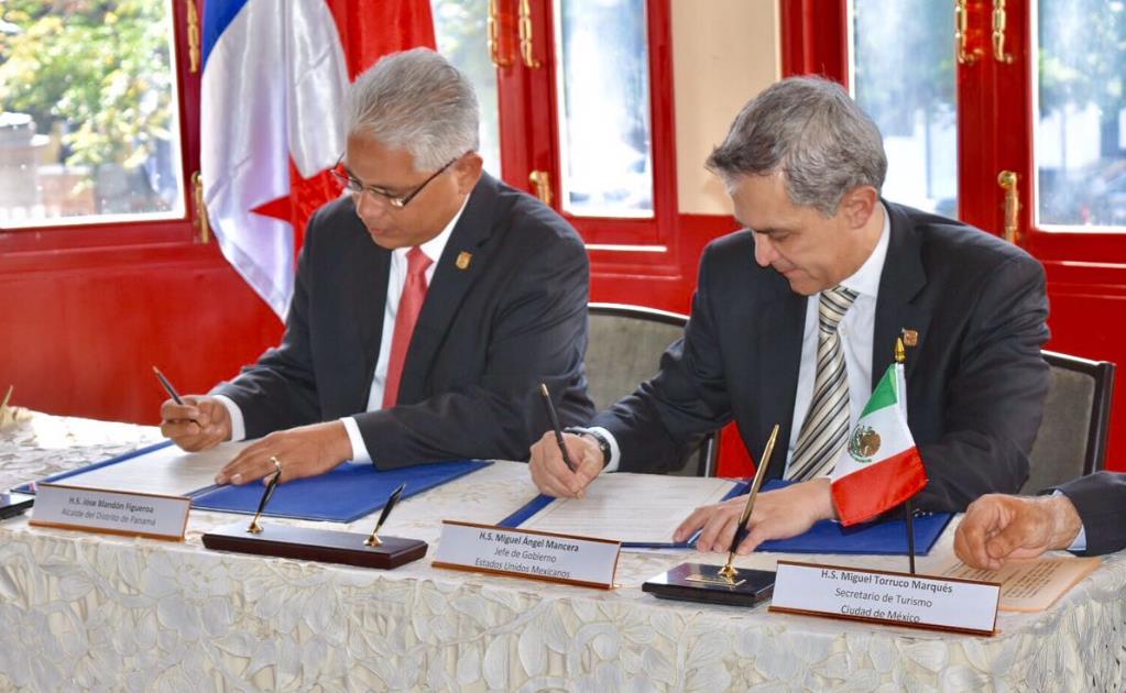 CDMX y Panamá firman acuerdo de cooperación turística 