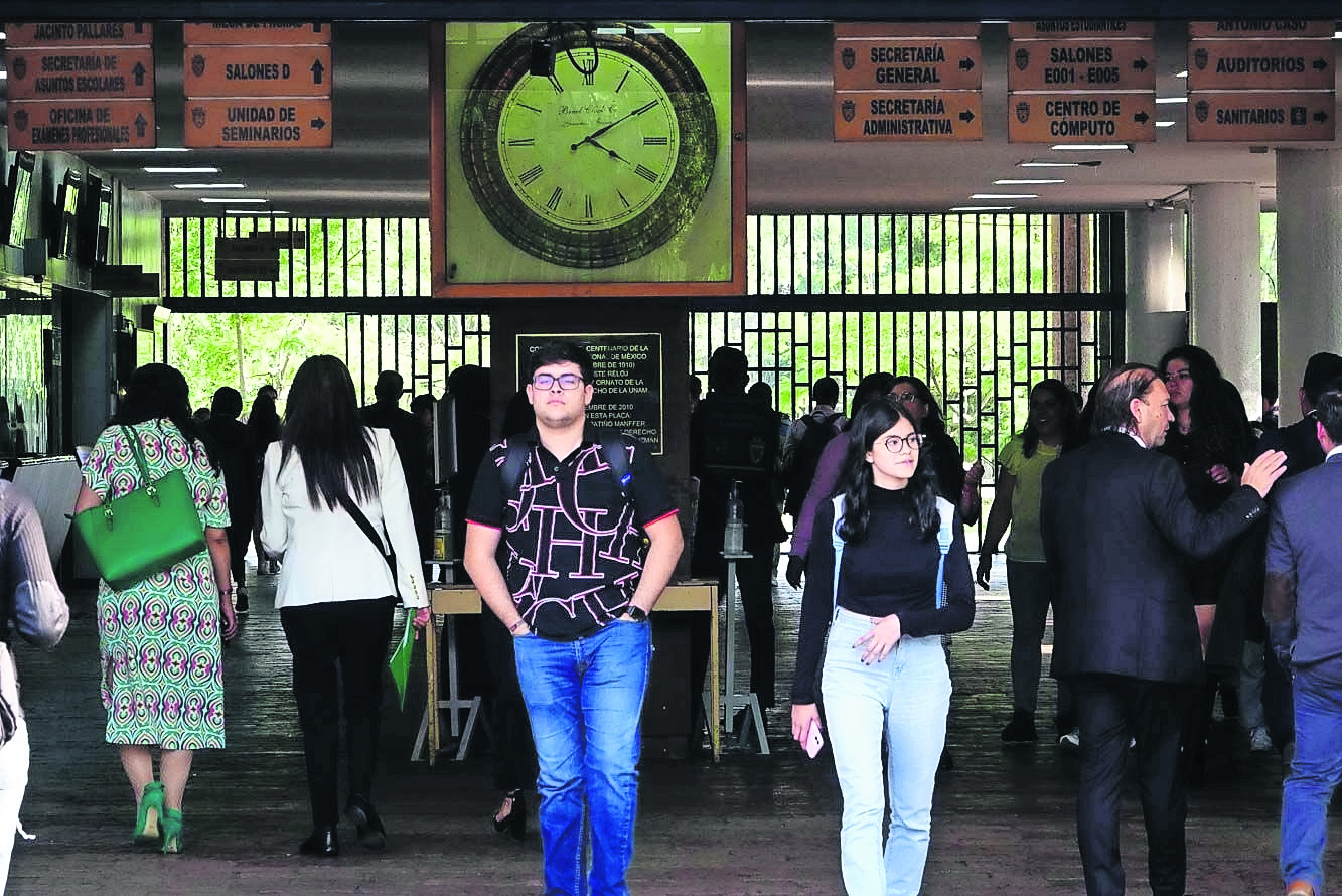 Ante fumigación, seguirán clases virtuales en la Facultad de Derecho de la UNAM